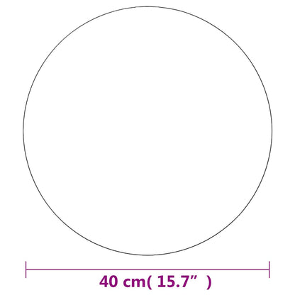 Espelho de parede redondo 40 cm vidro