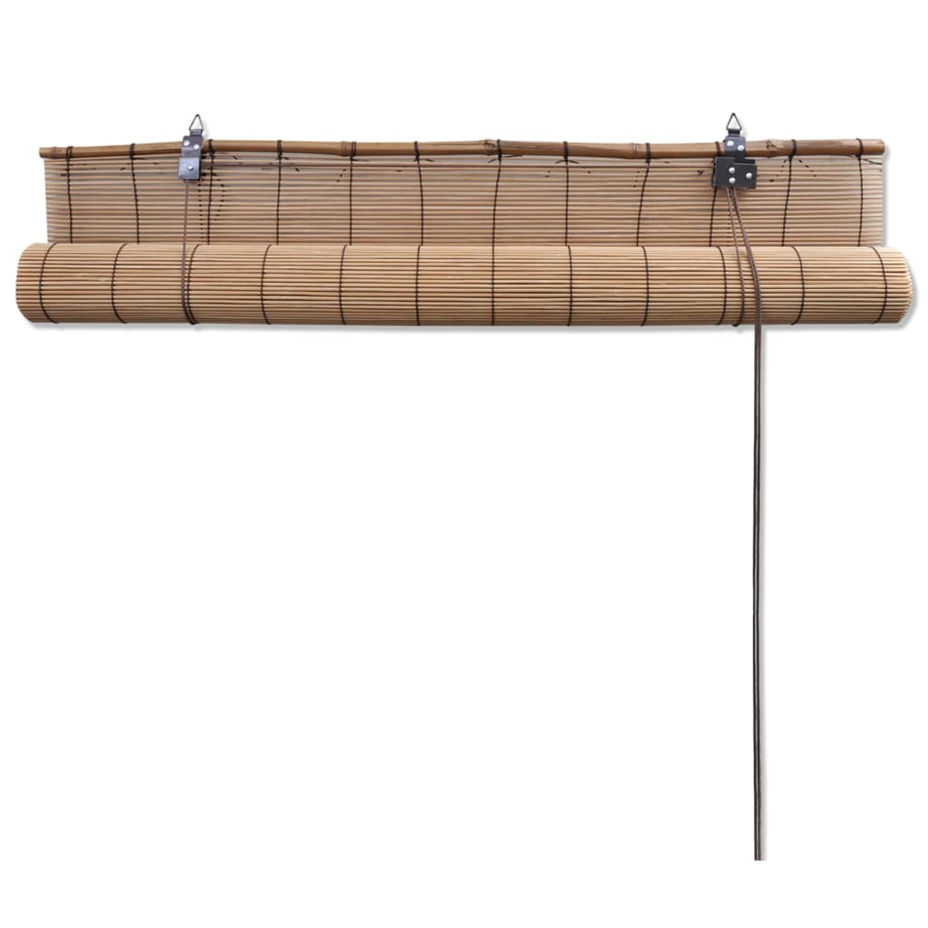 Estore de enrolar 150x160 cm bambu castanho