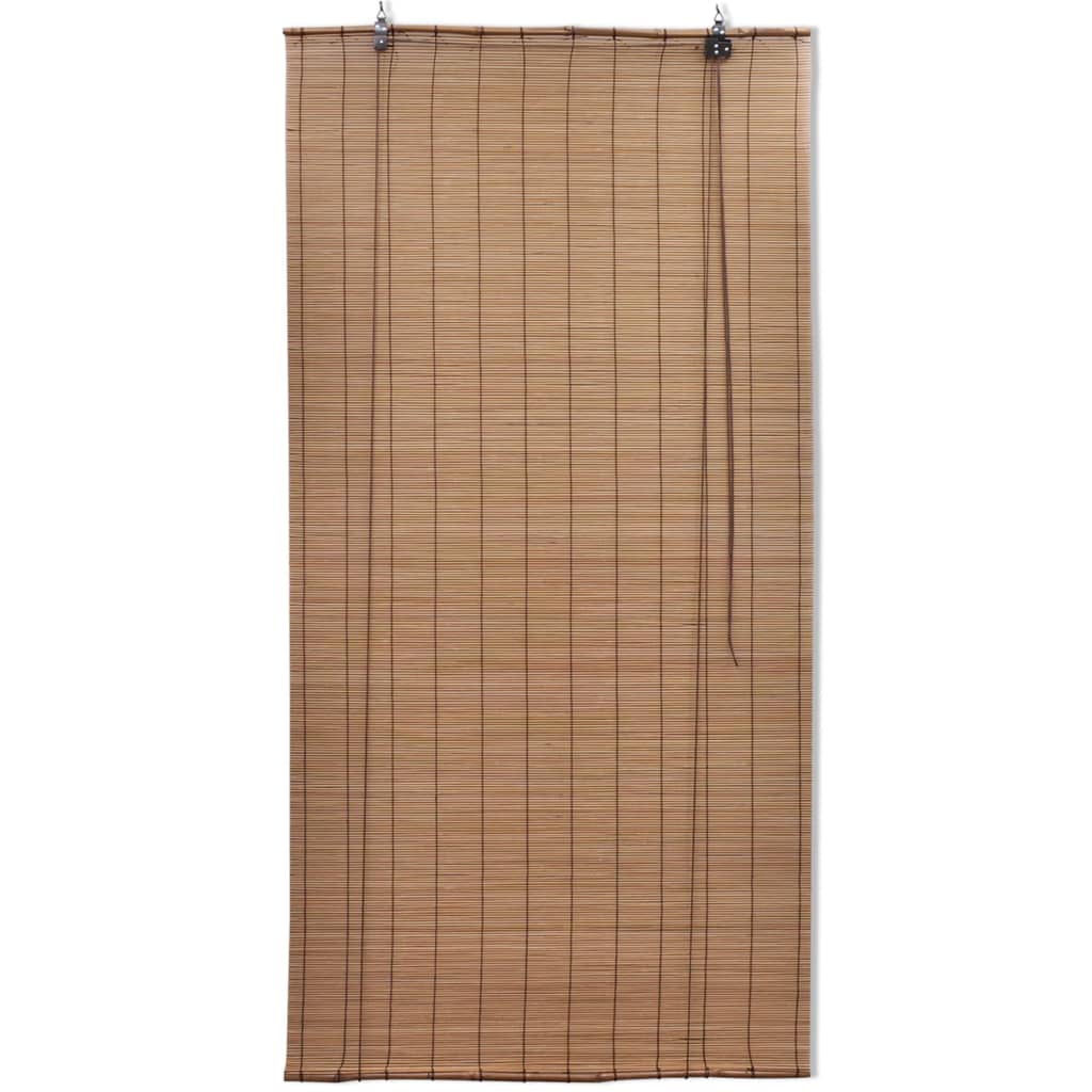 Estore de enrolar 100x220 cm bambu castanho