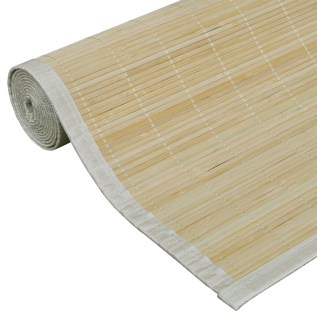 Tapete de bambu 100x160 cm natural