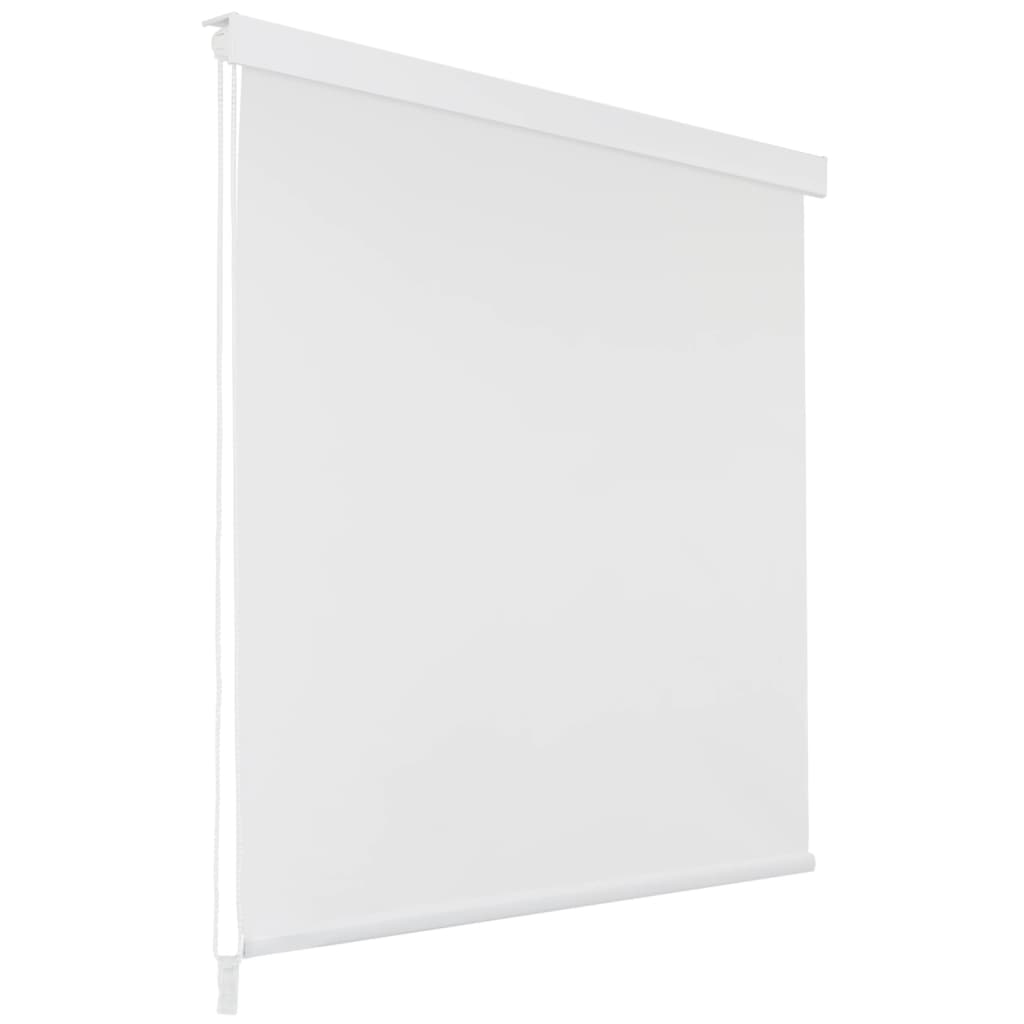 Estore de rolo para o duche 100x240 cm branco