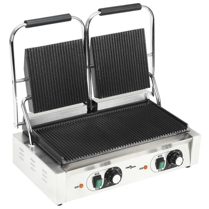 Grelhador sanduicheira Panini dupla 3600 W 57x30,5x20 cm