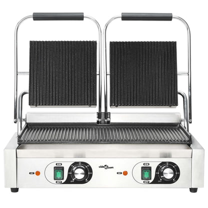 Grelhador sanduicheira Panini dupla 3600 W 57x30,5x20 cm