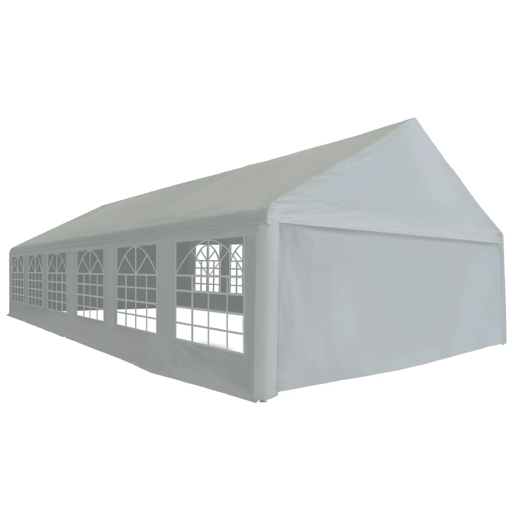 Tenda para festas PE 6x12 m cinzento