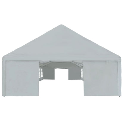 Tenda para festas PE 6x12 m cinzento