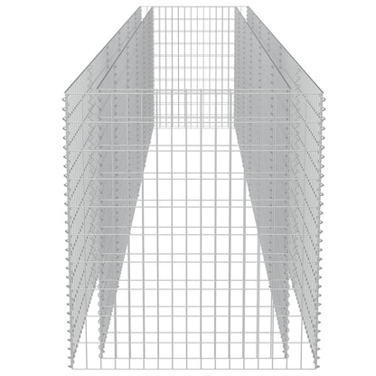 Canteiro elevado/cesto gabião 540x90x100 cm aço galvanizado