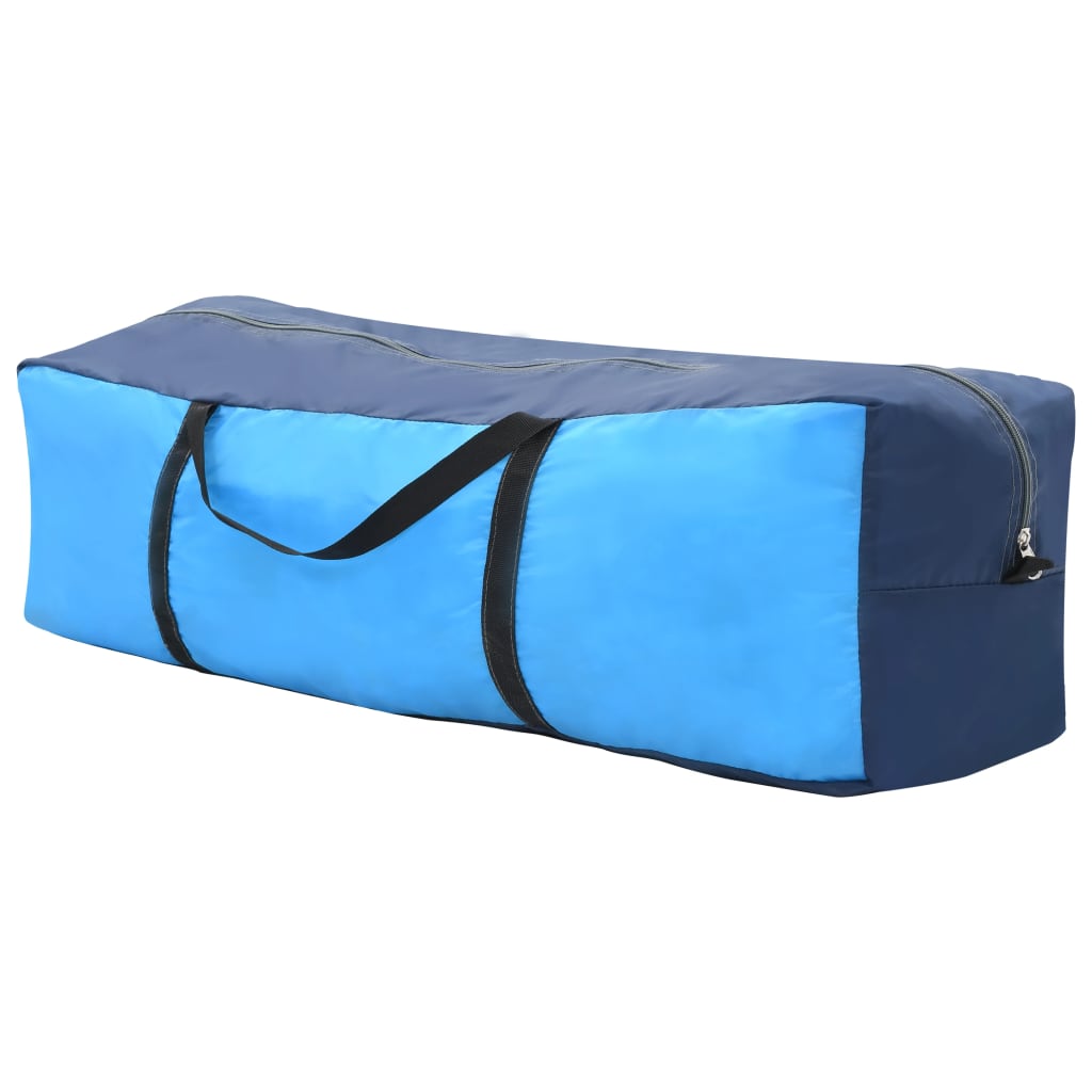 Tenda para piscina 590x520x250 cm tecido azul