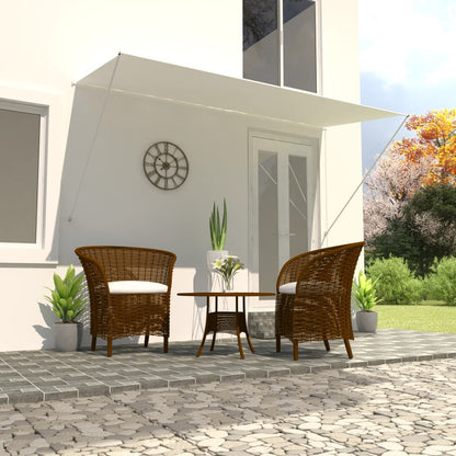 Toldo retrátil 300x150 cm creme