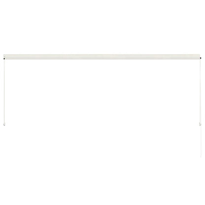 Toldo retrátil 350x150 cm creme