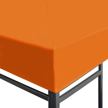 Cobertura de gazebo 310 g/m² 4x3 m laranja