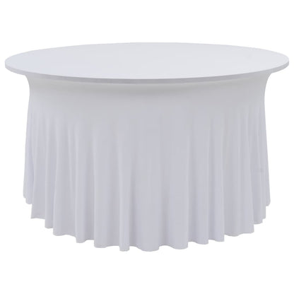 Capa extensível para mesa c/ camilha 2 pcs 120x74 cm branco