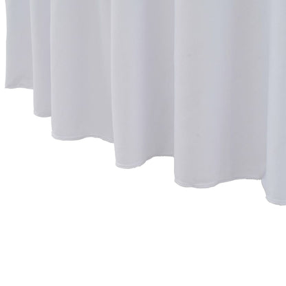 Capa extensível para mesa c/ camilha 2 pcs 120x74 cm branco