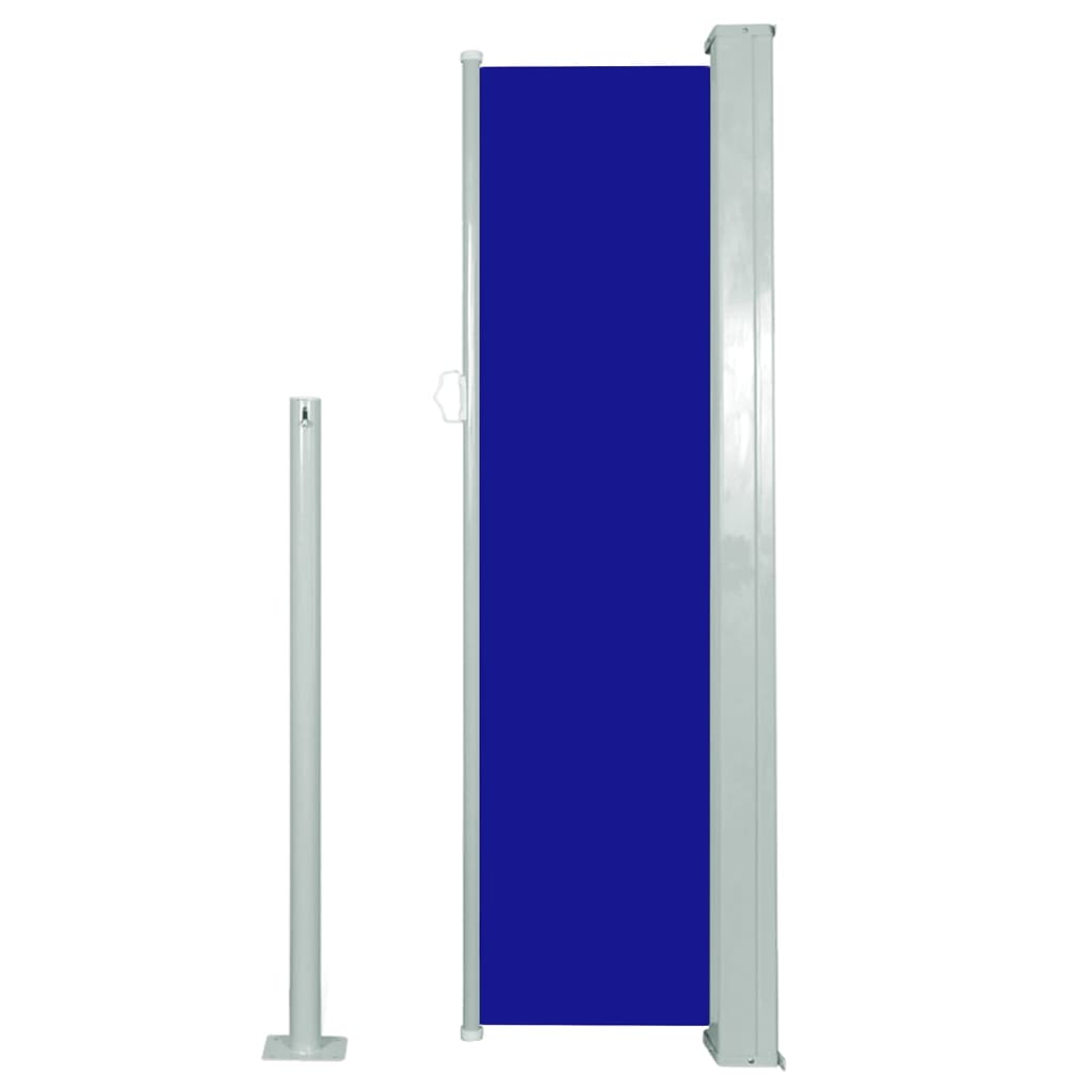 Toldo lateral retrátil 120x300 cm azul