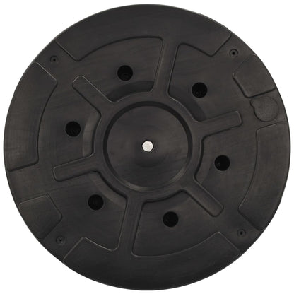 Base para guarda-sol redonda preto 25 kg