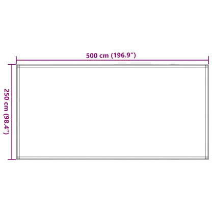 Tapete para tenda 250x500 cm PEAD verde