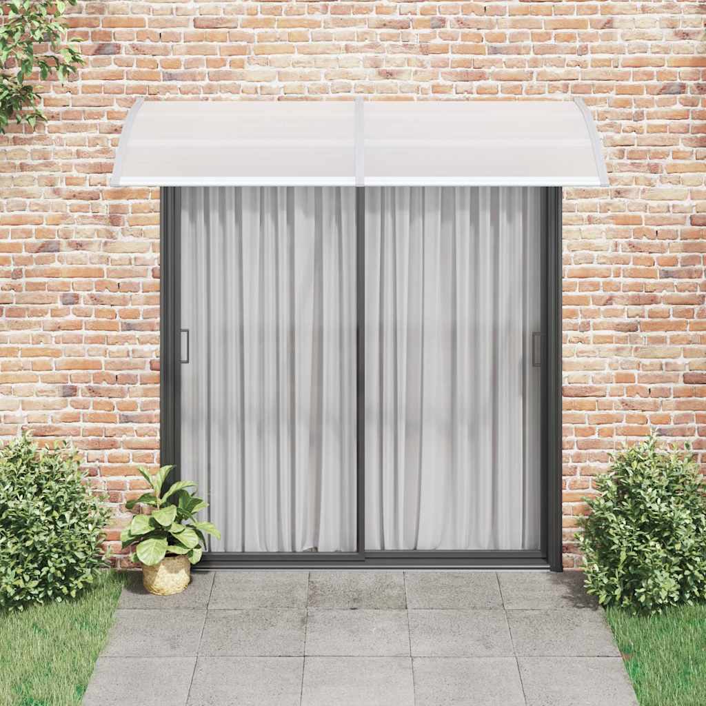 Toldo de porta 240x100 cm PC cinzento