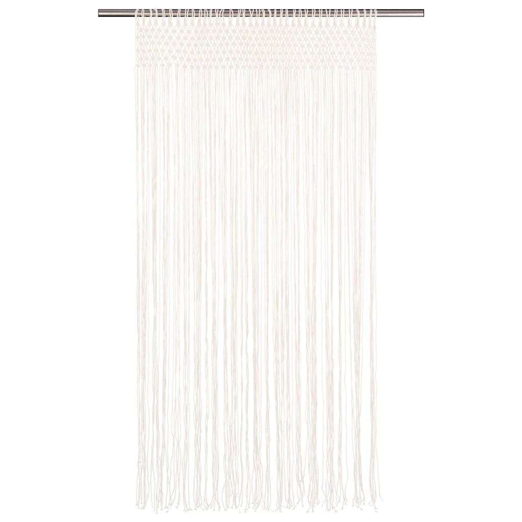 Cortina macramé 140x240 cm algodão