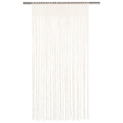 Cortina macramé 140x240 cm algodão