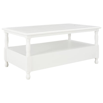 Mesa de centro 100x55x45 cm madeira branco