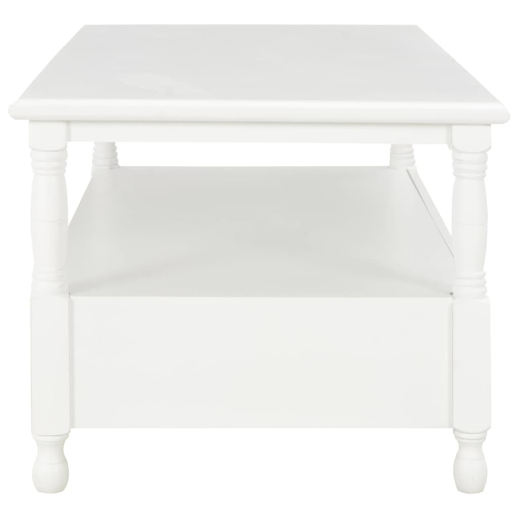 Mesa de centro 100x55x45 cm madeira branco