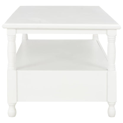 Mesa de centro 100x55x45 cm madeira branco