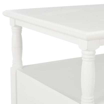 Mesa de centro 100x55x45 cm madeira branco