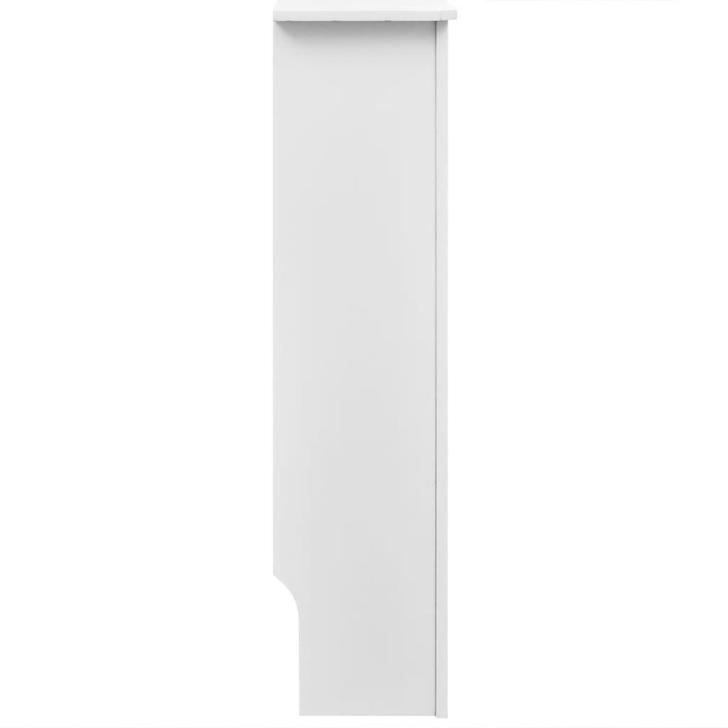 Coberturas de radiador 2 pcs MDF 172 cm branco