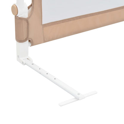 Barra segur. cama infantil 102x42cm poliéster cinza-acastanhado