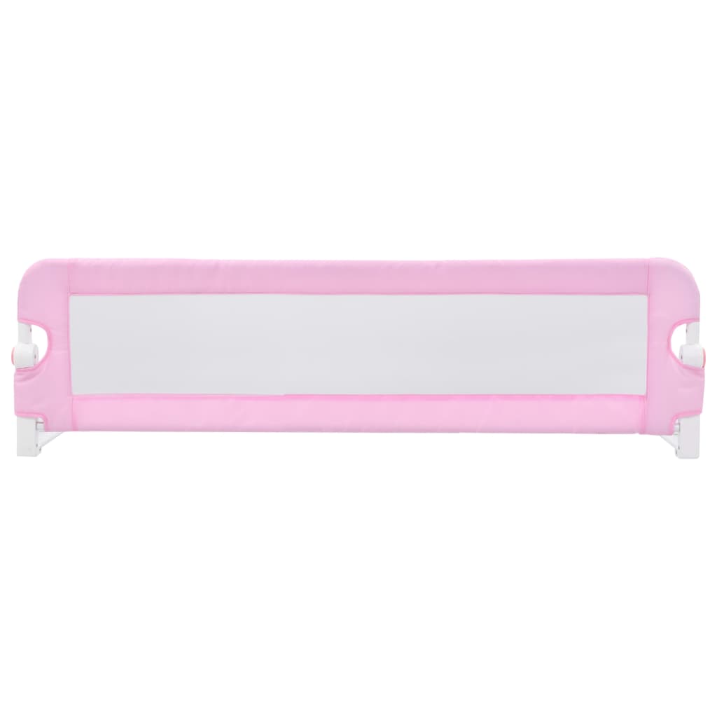 Barra de segurança p/ cama infantil 120x42cm poliéster rosa