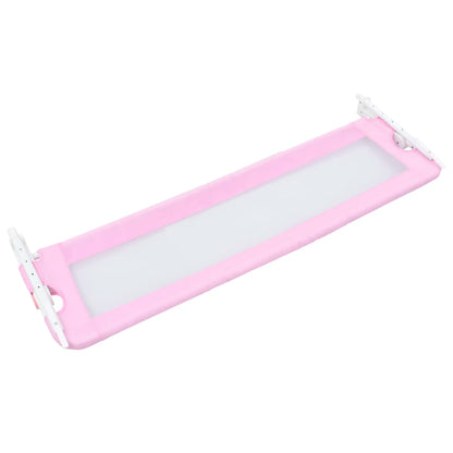 Barra de segurança p/ cama infantil 120x42cm poliéster rosa