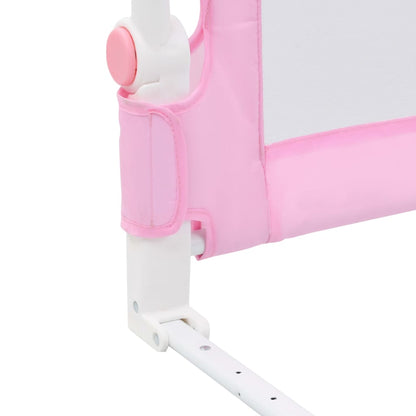 Barra de segurança p/ cama infantil 120x42cm poliéster rosa