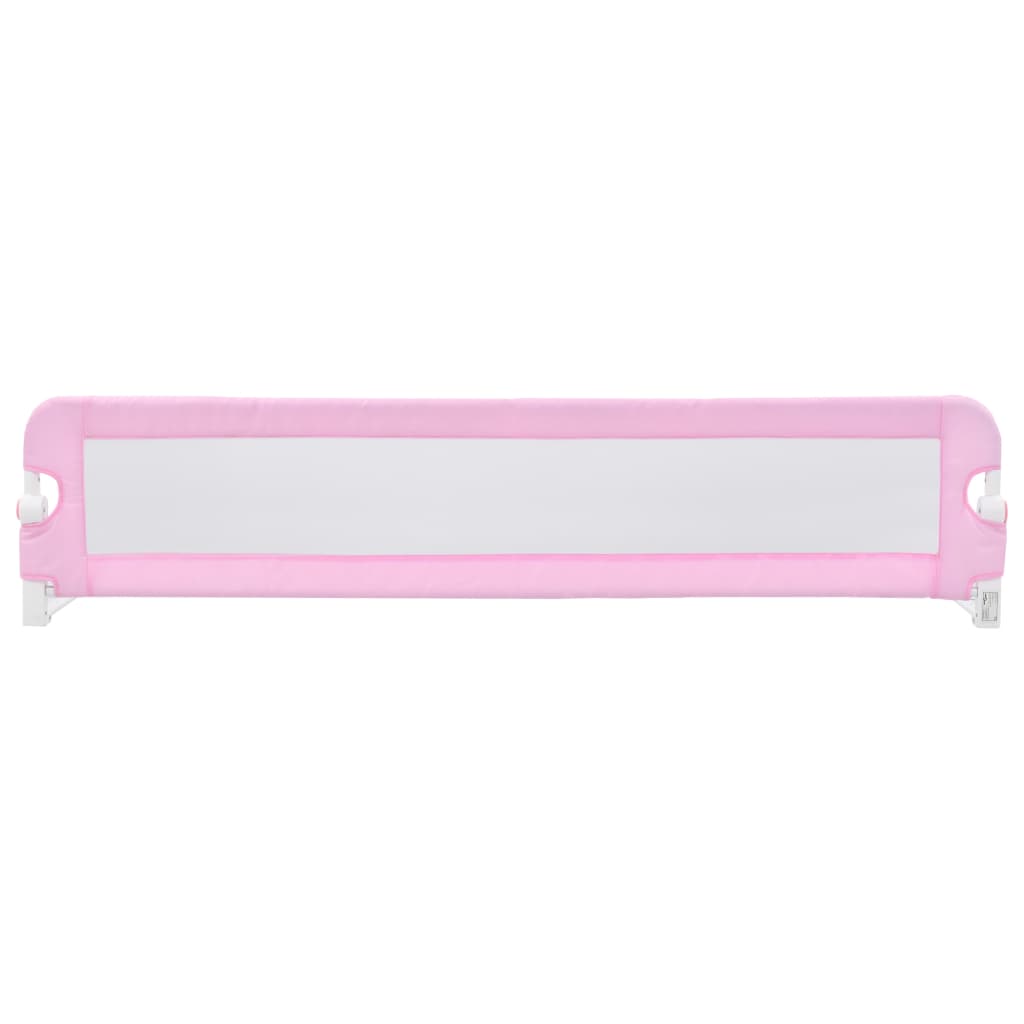 Barra de segurança p/ cama infantil 180x42cm poliéster rosa