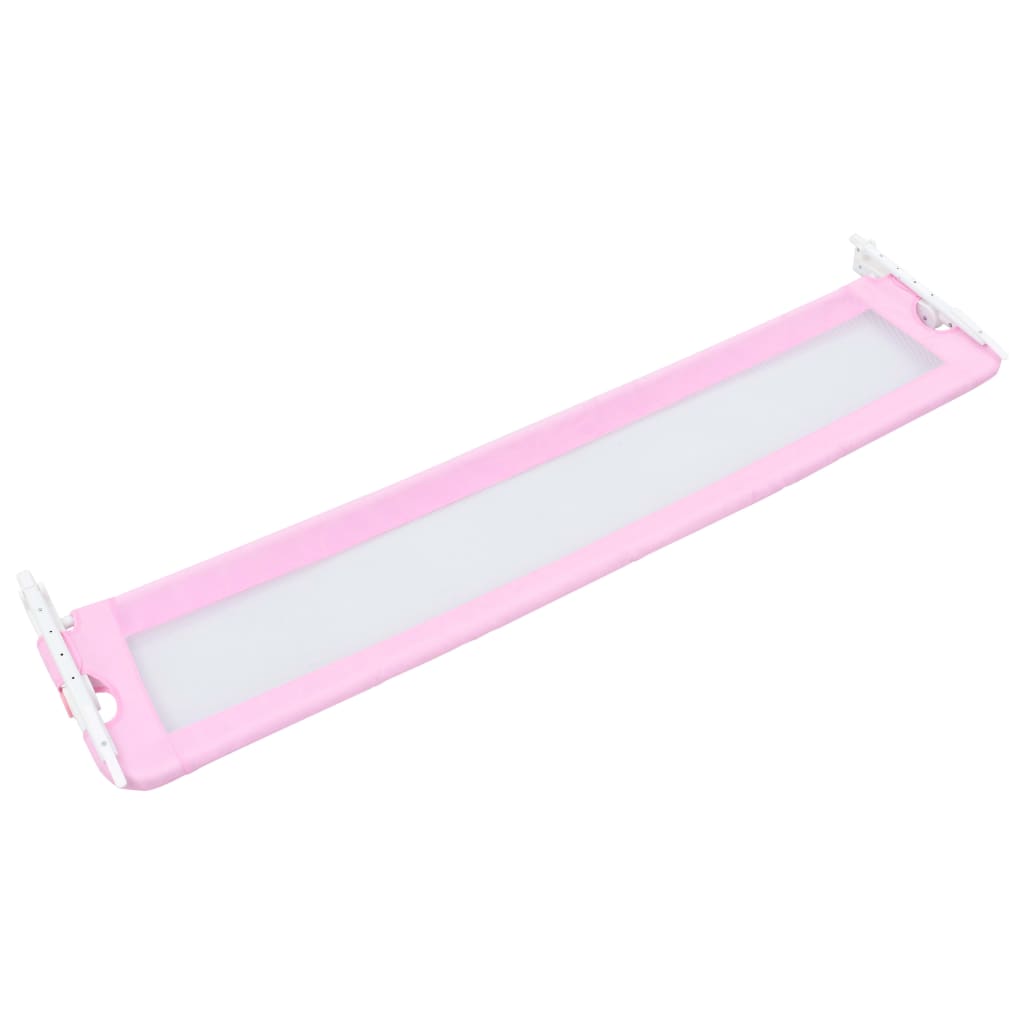 Barra de segurança p/ cama infantil 180x42cm poliéster rosa