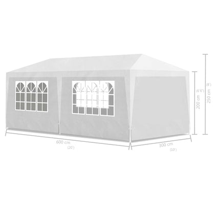 Tenda de Eventos Profissional Impermeável - 3x6 m - Branco