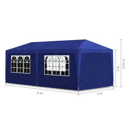 Tenda de Eventos Profissional Impermeável - 3x6 m - Azul