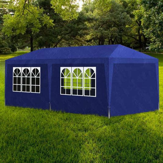 Tenda de Eventos Profissional Impermeável - 3x6 m - Azul