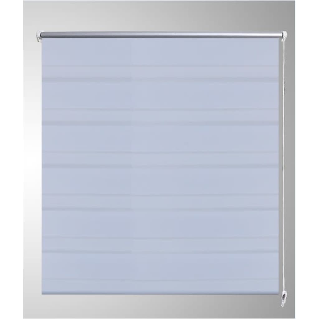 Estore de rolo 80 x 175 cm, linhas de zebra / Branco