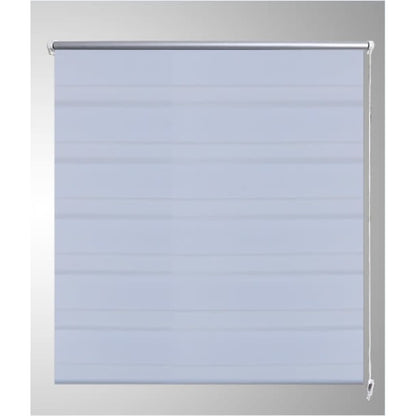 Estore de rolo 80 x 175 cm, linhas de zebra / Branco