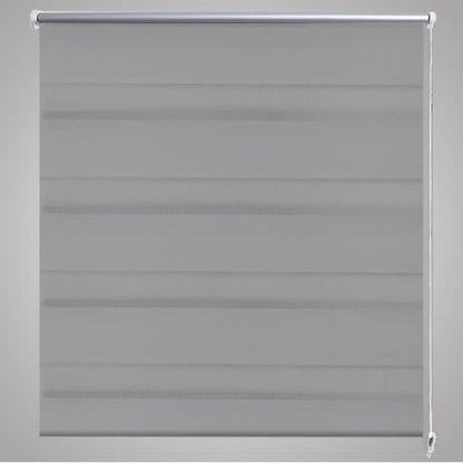 Estore de rolo 80 x 175 cm, linhas de zebra / Cinza