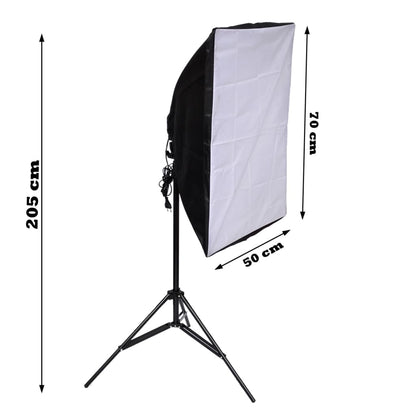 Suporte para iluminação com softbox 2 pcs