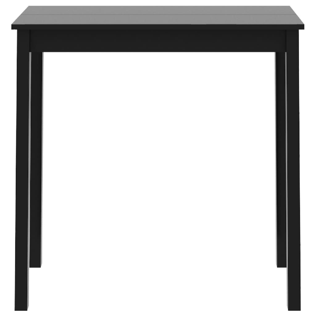 Mesa de bar em MDF preto 115x55x107 cm