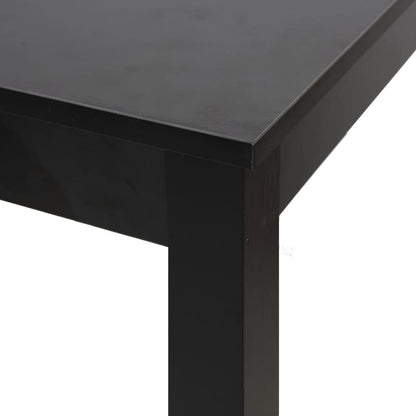 Mesa de bar em MDF preto 115x55x107 cm