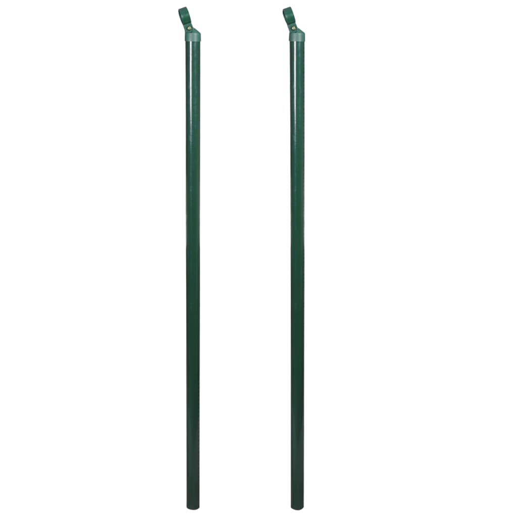 Postes de suporte para cercas 2 pcs 175 cm