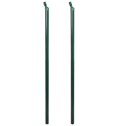 Postes de suporte para cercas 2 pcs 175 cm