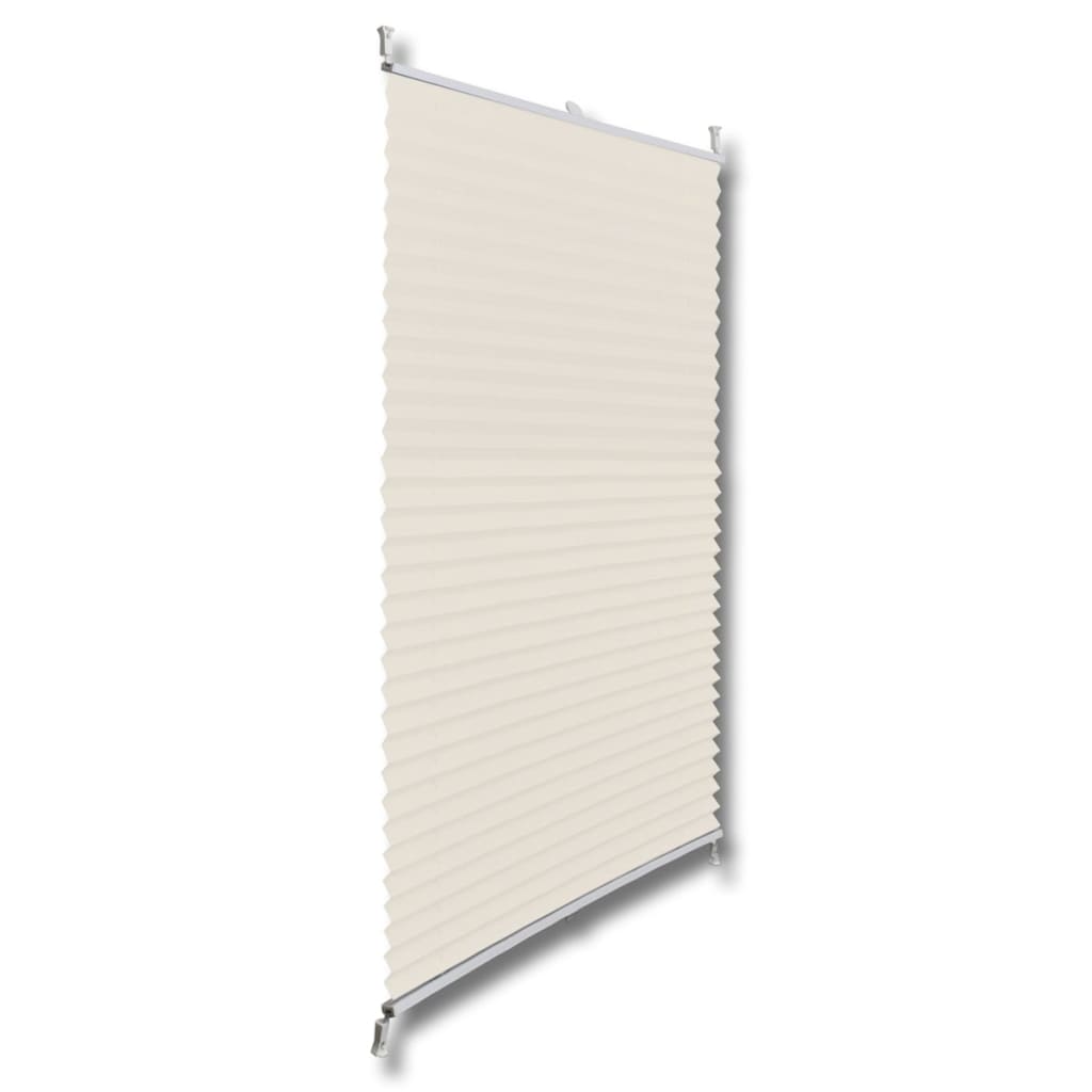 240617 Plisse Blind 40x100cm Creme