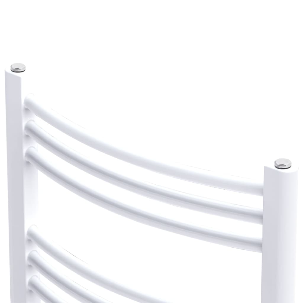 Aquecedor toalhas banheiro curvo 480 x 480 mm conector lateral e centro