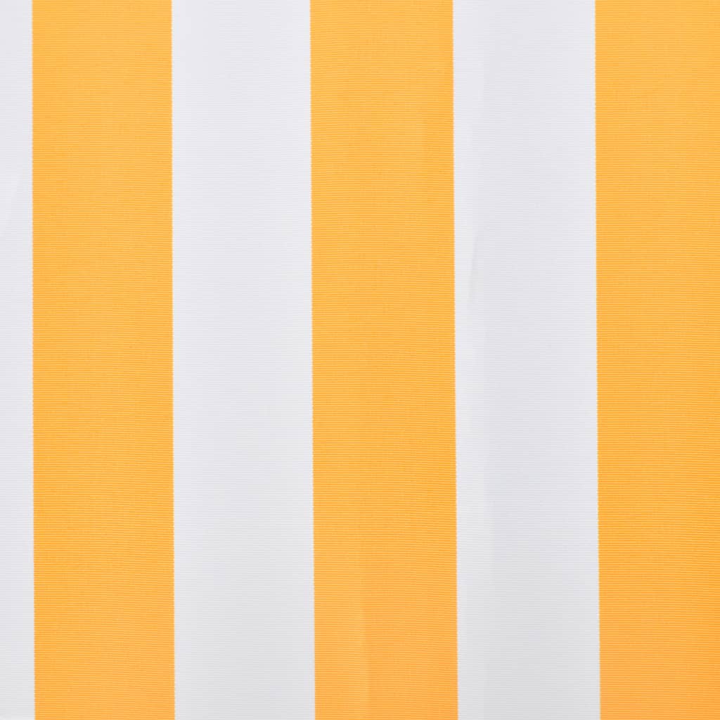 Lona toldo 3x2,5m (sem estrutura/caixa) amarelo girassol/branco