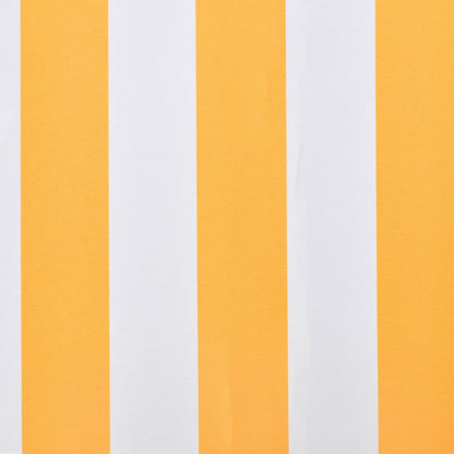 Lona toldo 3x2,5m (sem estrutura/caixa) amarelo girassol/branco