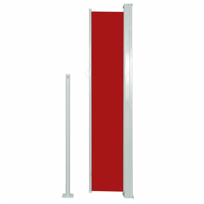 Toldo lateral para pátio/terraço 160 x 300 cm vermelho