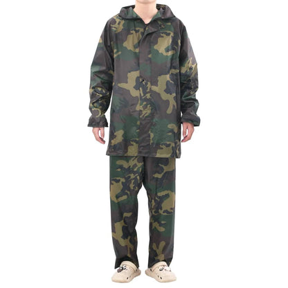 Terno de chuva camuflagem XL